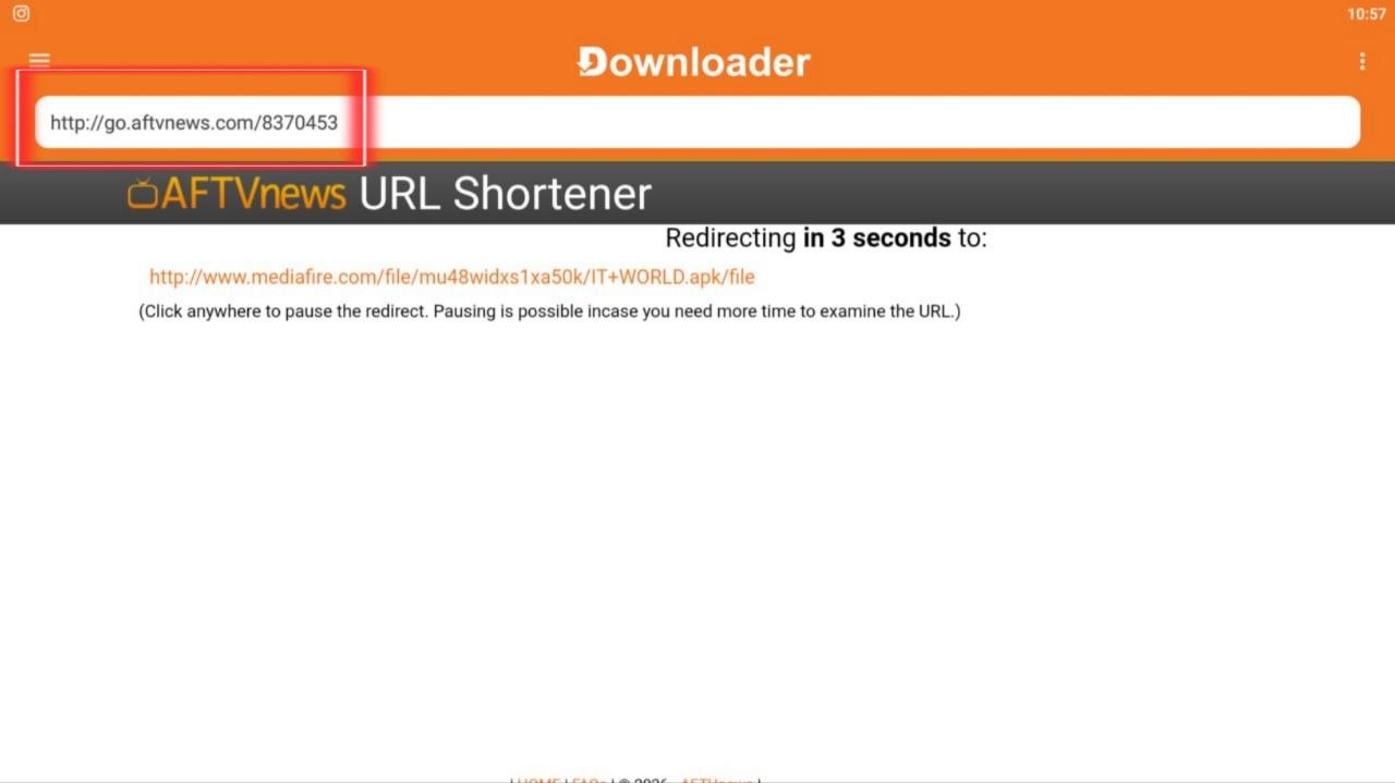 شرح تنزيل IT WORLD عبر Downloader